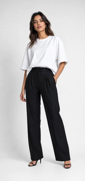 Camiseta branca feminina